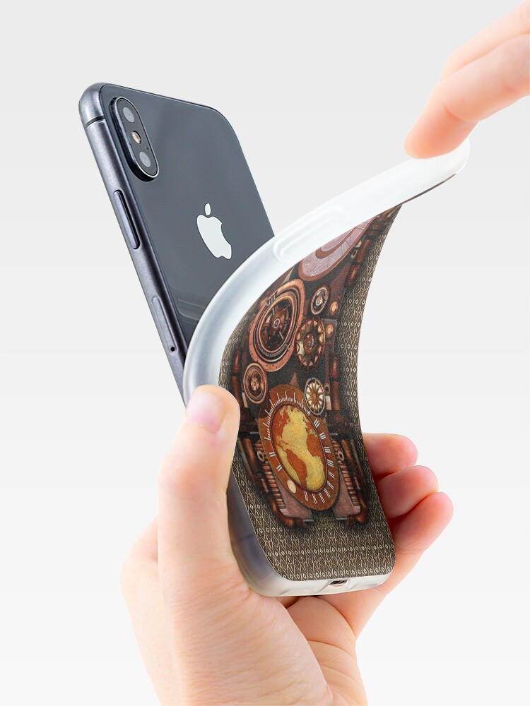 Alternate view of Infernal Vintage Steampunk Timepiece phone cases iPhone Case & Cover