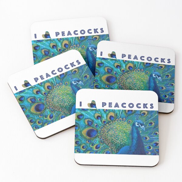 Item preview, I love peacocks designed and sold by Nicola Morgan.