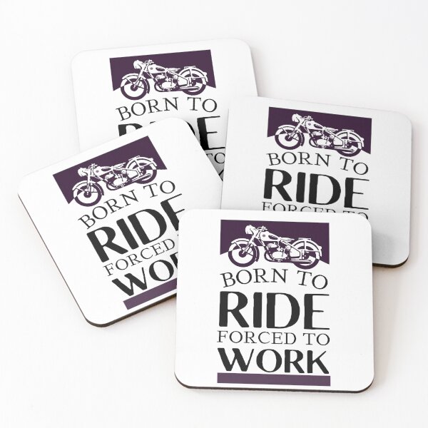 Item preview, Born To Ride Forced To Work Design 7 designed and sold by SweetAndSpice.