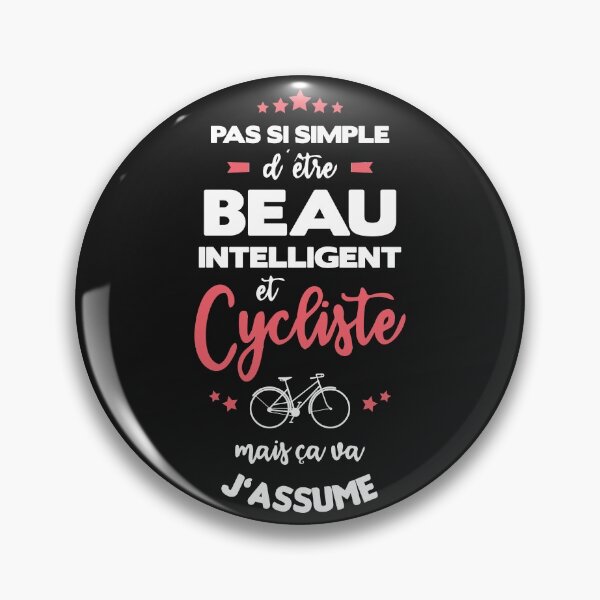 Item preview, Not so easy to be handsome, intelligent and a cyclist designed and sold by lepetitcalamar.