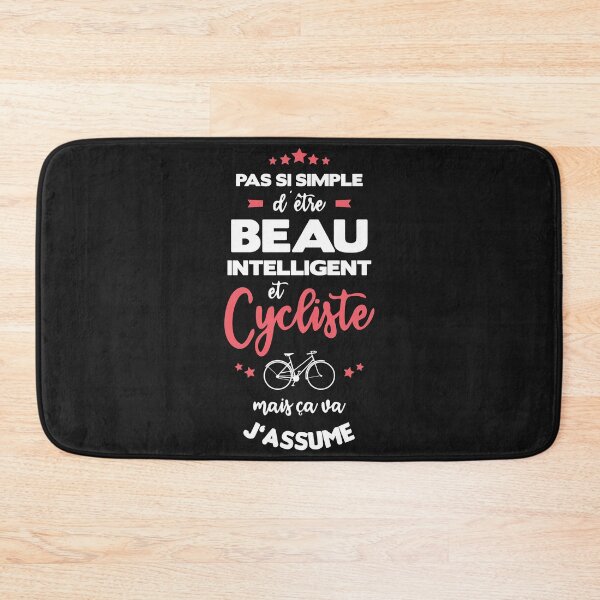 Item preview, Not so easy to be handsome, intelligent and a cyclist designed and sold by lepetitcalamar.