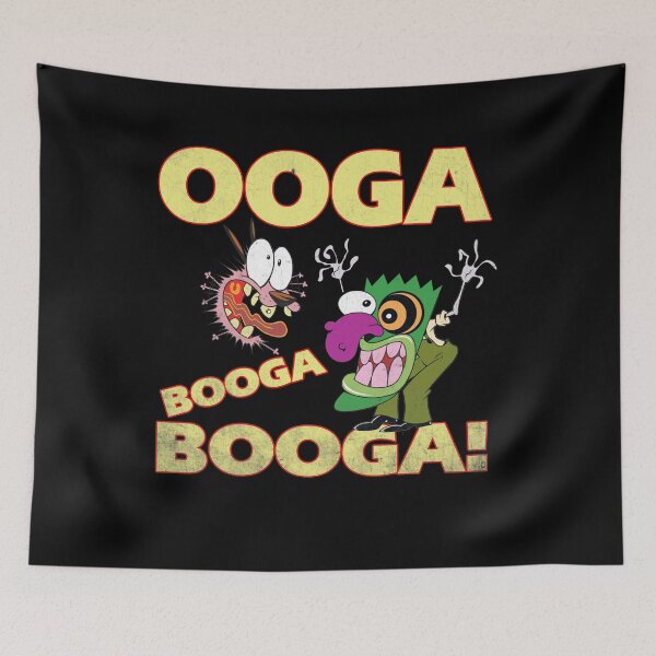 Item preview, ooga booga The courage Pink color animal  gift for fans designed and sold by meconquynh95.