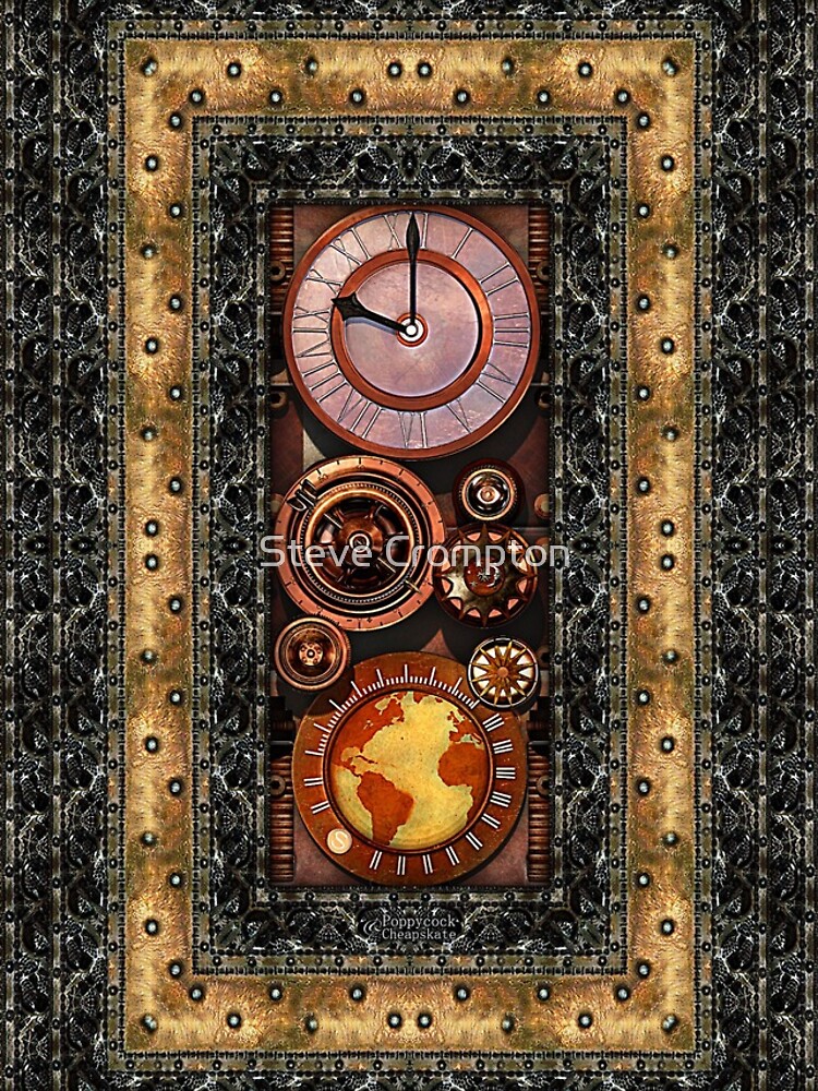 Elegant Steampunk Timepiece Steampunk phone cases by SC001