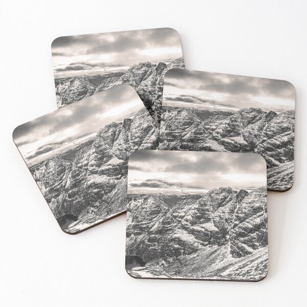 Item preview, An Teallach Peaks Across Toll an Lochain (B&W) designed and sold by ScotLandscapes.