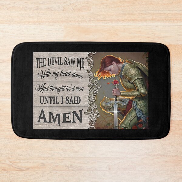 Item preview, The Devil Sa Me With My Head won And Thought He'd Won Until I Said AMEN designed and sold by hippololocc.