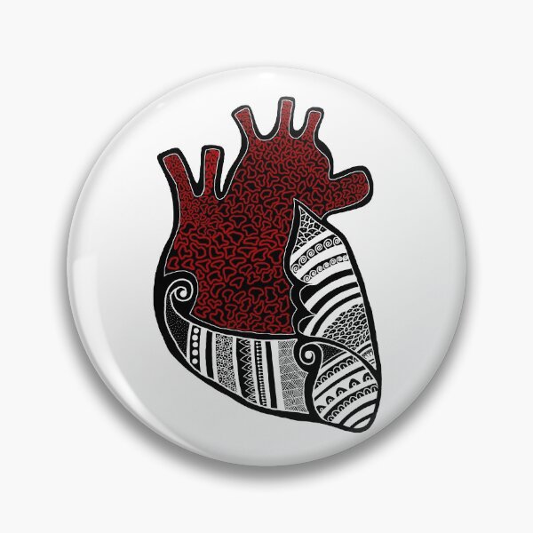 Item preview, Heart with mandala art designed and sold by Smita Maharana.