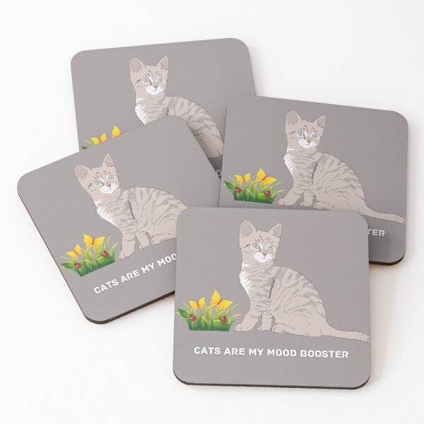 Item preview, Cats are my mood booster designed and sold by AllureVisions.