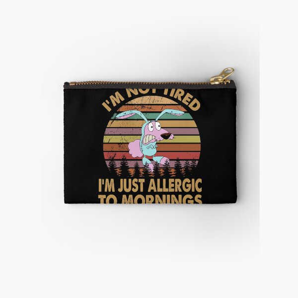 Item preview, I am just allergic to mornings The courage Pink color animal  gift for fans designed and sold by meconquynh95.