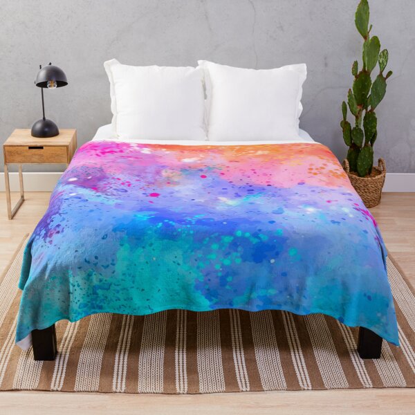 Item preview, Splatter Paint Rainbow Abstract Pattern designed and sold by WOW TeesAndThings.