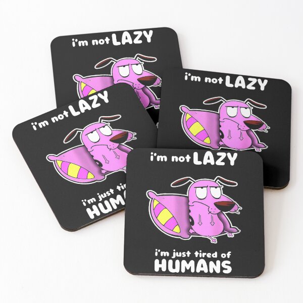Item preview, i am not lazy The courage Pink color animal  gift for fans designed and sold by meconquynh95.