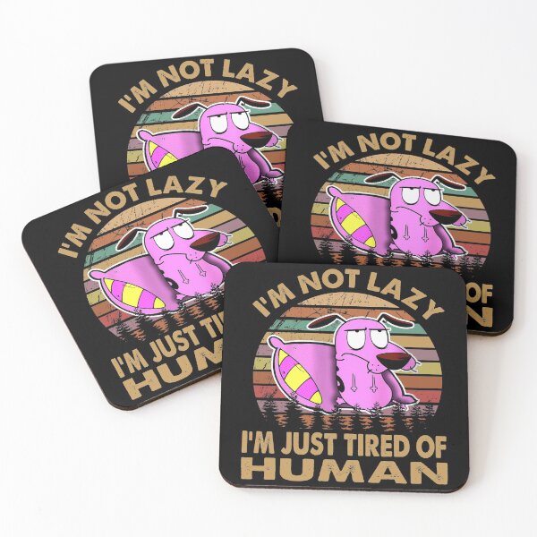 Item preview, Vintage I am just tired of human The courage Pink color animal  gift for fans designed and sold by meconquynh95.