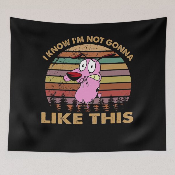 Item preview, I know i am not ganna like this The courage Pink color animal  gift for fans designed and sold by meconquynh95.
