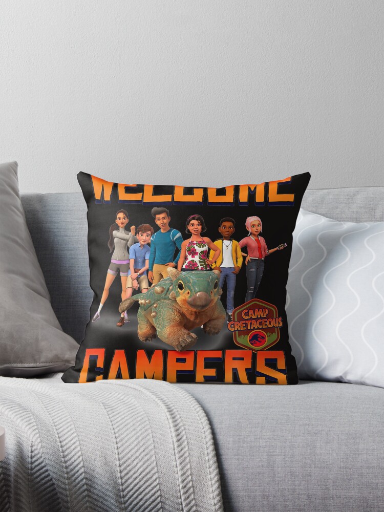 Jurassic World Camp Cretaceous Welcome Campers Group T Shirt