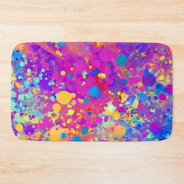 Item preview, Splatter Paint Rainbow Abstract Pattern designed and sold by WOW TeesAndThings.