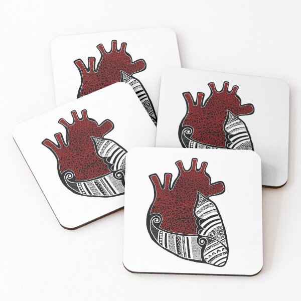 Item preview, Heart with mandala art designed and sold by Smita Maharana.