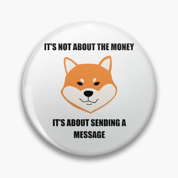 Item preview, IT'S NOT ABOUT THE MONEY | IT'S ABOUT SENDING A MESSAGE designed and sold by stuff-n-stuff.