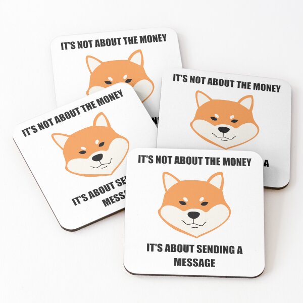 Item preview, IT'S NOT ABOUT THE MONEY | IT'S ABOUT SENDING A MESSAGE designed and sold by stuff-n-stuff.