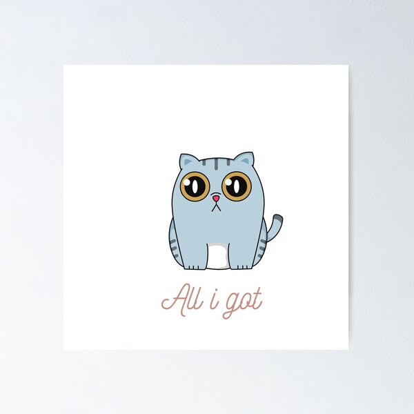 Item preview, All i got  new design for cat lovers designed and sold by Maridadi.