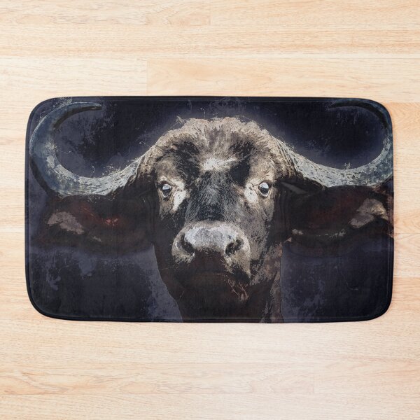 Item preview, Africa's Big Five - #5 of 5 - Cape Buffalo Portrait designed and sold by wazoosi.