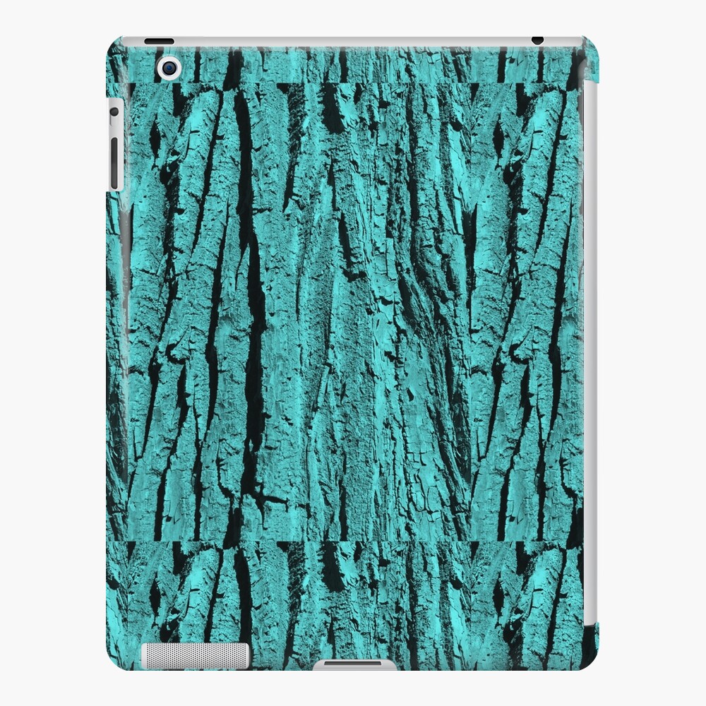 photograph-of-tree-bark-then-processed-in-color-ipad-case-skin-for