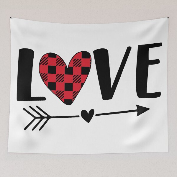Item preview, Love Plaid Heart  designed and sold by SVL034.