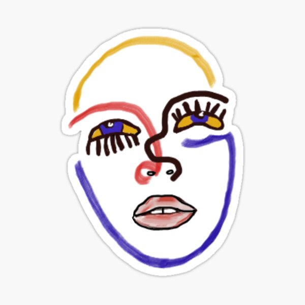 Item preview, Woman face abstract  designed and sold by ChlorisDc.