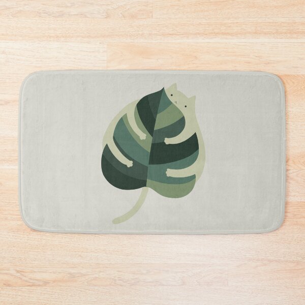 Item preview, Cat and Plant 1: Monstera Cat Hug designed and sold by ilovedoodle.