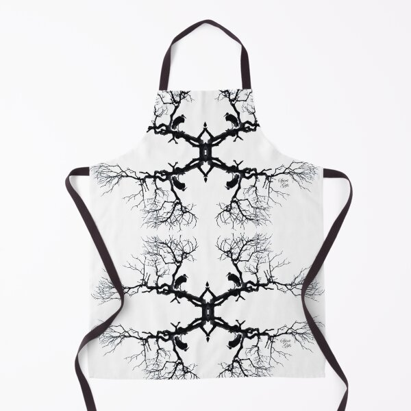 Item preview, High Post Stork Tree Silhouette Black White designed and sold by SpiritGifts.