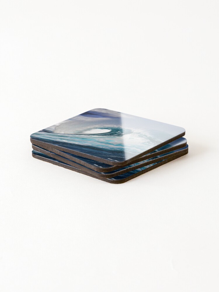 Thumbnail 4 of 5, Coasters (Set of 4), Wave designed and sold by ClickPF71.