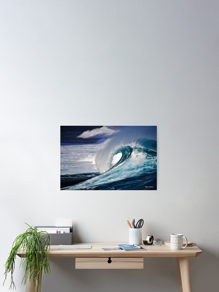 Thumbnail 2 of 3, Poster, Wave designed and sold by ClickPF71.