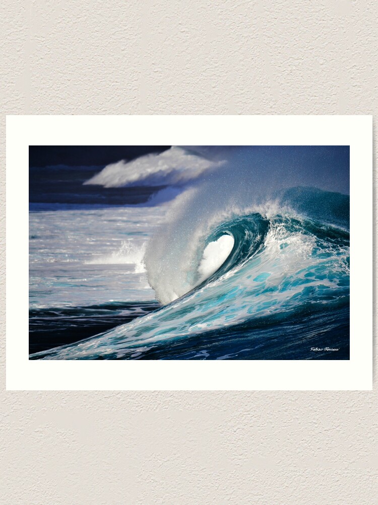 Thumbnail 1 of 3, Art Print, Wave designed and sold by ClickPF71.