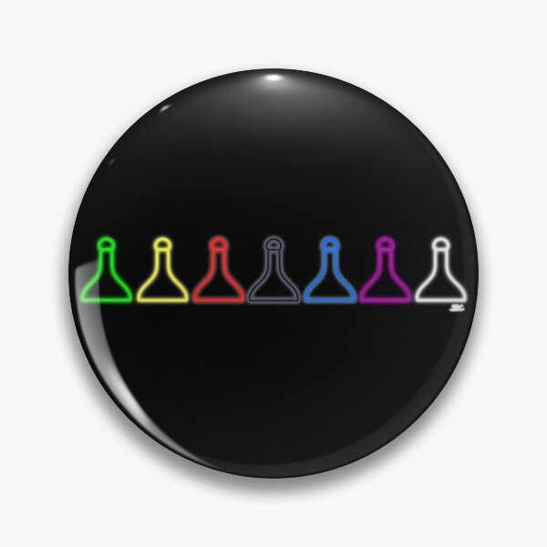 Item preview, Neon Clue Game Pieces designed and sold by SpectreSparkC.