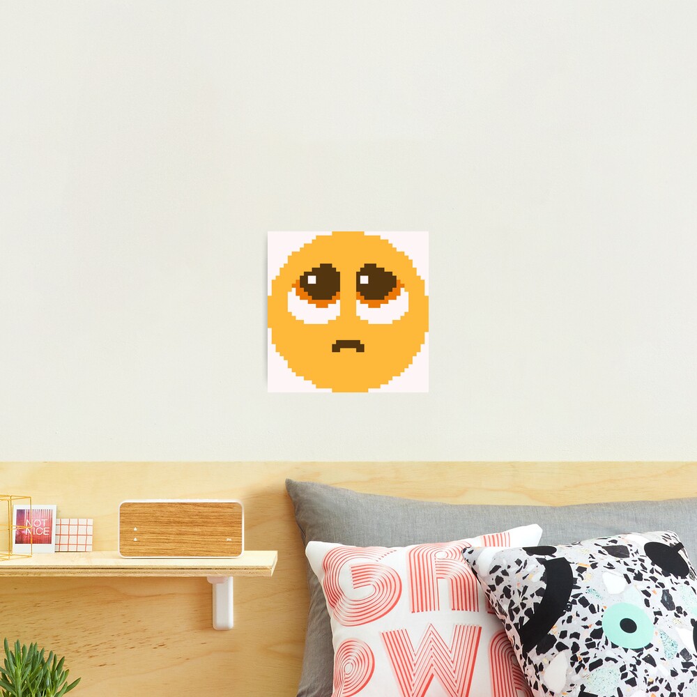 Pleading Face Pixel Discord | Pin