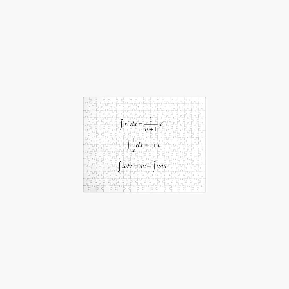 #Integrals, #math, #calculus, #mathematics, Integral, natural, logarithm, naturalLogarithm, exponent Physics Jigsaw Puzzle
