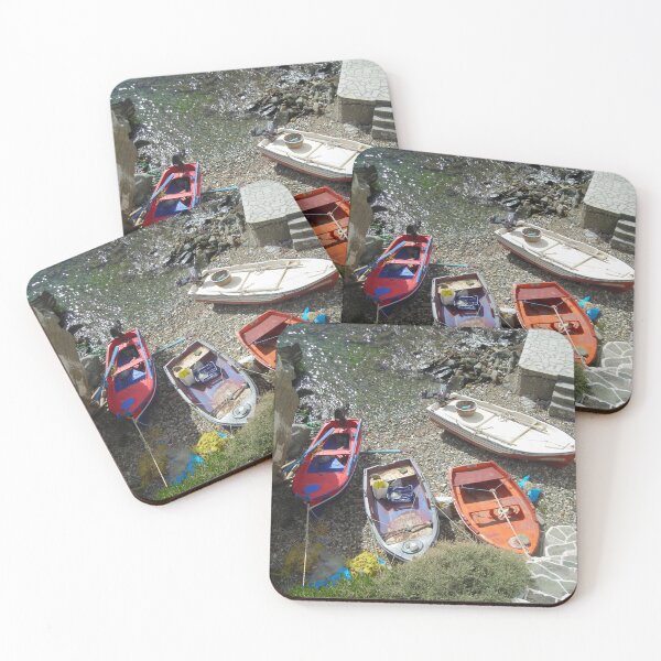 Item preview, Greece Sifnos Boats With Cat designed and sold by LeonardoBotha.