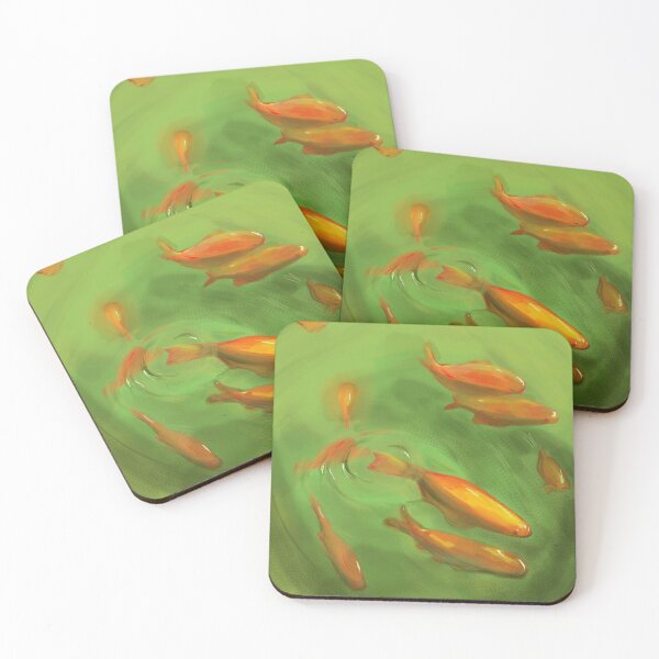 Item preview, Green Pond full of Goldfish in Seville, Spain designed and sold by NinaMilivojevic.