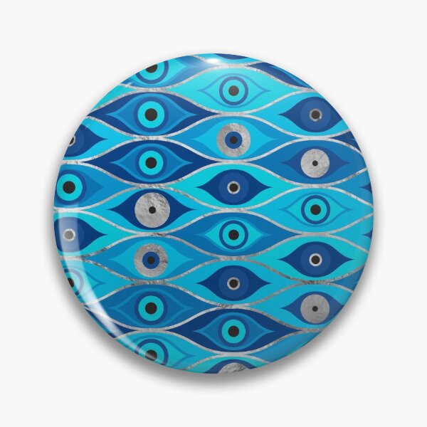 Item preview, Greek Mati Mataki - Matiasma Evil Eye Pattern designed and sold by k9printart.