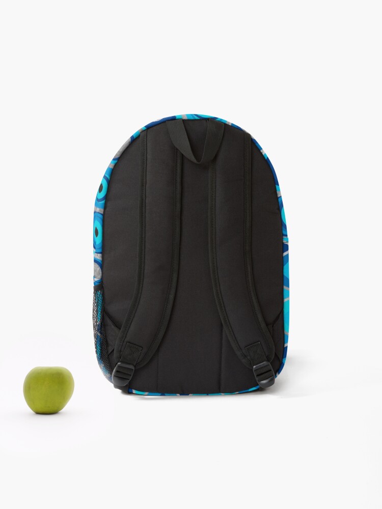 Alternate view of Greek Mati Mataki - Matiasma Evil Eye Pattern Backpack