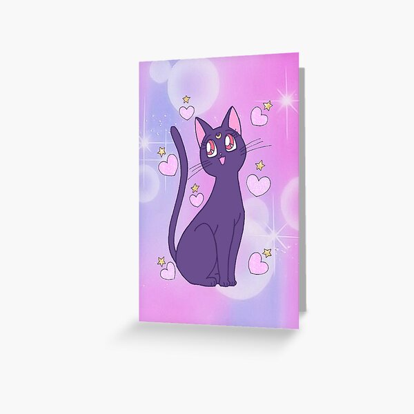 Sailor Moon - Luna Greeting Card