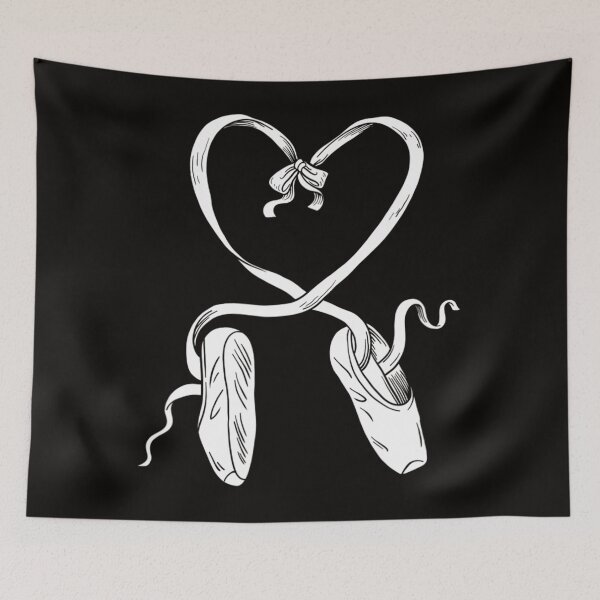 Item preview, Ballet Shoes Ballet Dancer Heart Valentines Day Gift Dancing designed and sold by RonaldDaughtry.