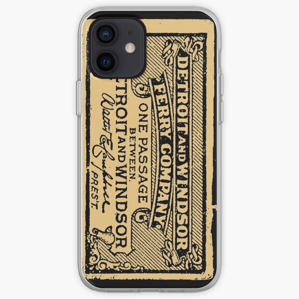 Detroit and Windsor Ferry Co. 1877 iPhone Soft Case