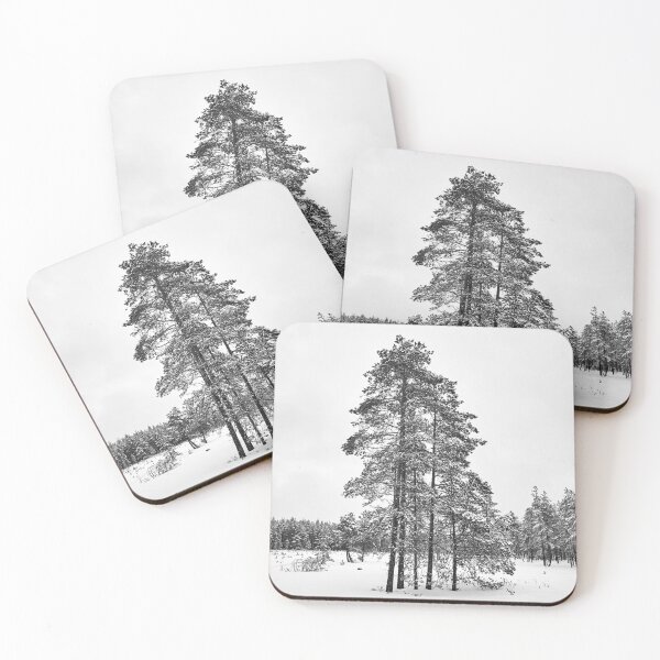Item preview, Black and white pines designed and sold by Jouko Lehto Photography.