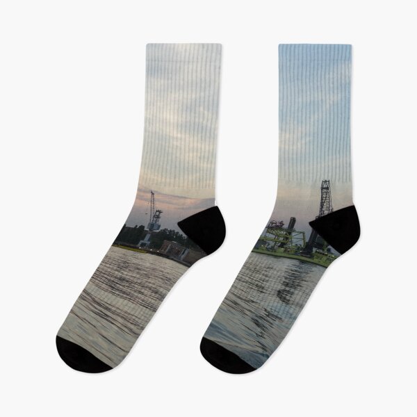 Item preview, Lagoon Sailing in Venice Italy - Industrial Part with the Fantabulous MOSE Flood Protection designed and sold by Georgia Mizuleva.