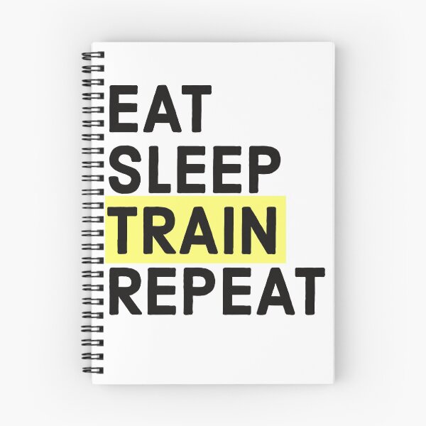 Item preview, TRAIN DRIVER - TRAINS - LOVE TRAIN - EAT SLEEP TRAIN REPEAT designed and sold by Tropical Blood.