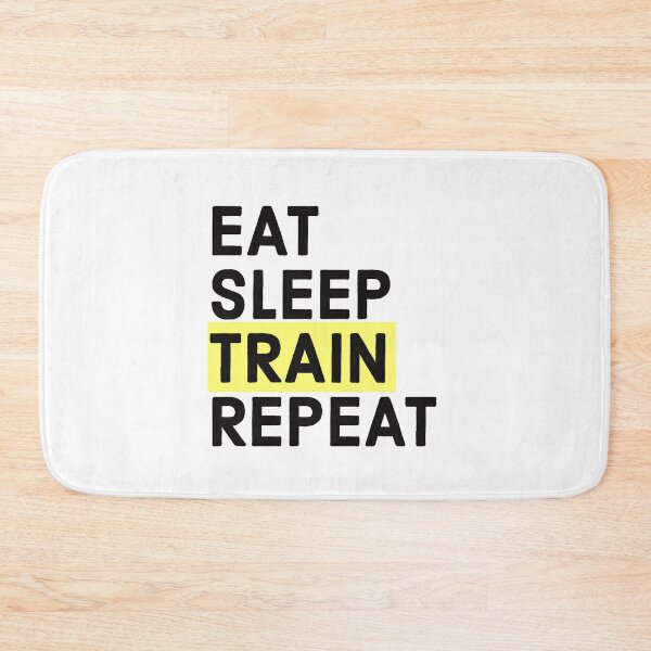 Item preview, TRAIN DRIVER - TRAINS - LOVE TRAIN - EAT SLEEP TRAIN REPEAT designed and sold by Tropical Blood.
