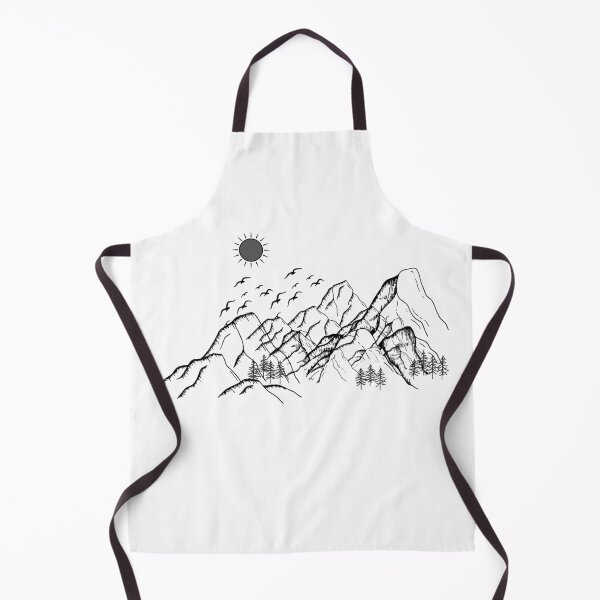 Item preview, Mountains Sketch designed and sold by Nanthi89.