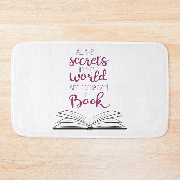 Item preview, All The Secrets In The World Are Contained In Book designed and sold by GoodVibesWX9.