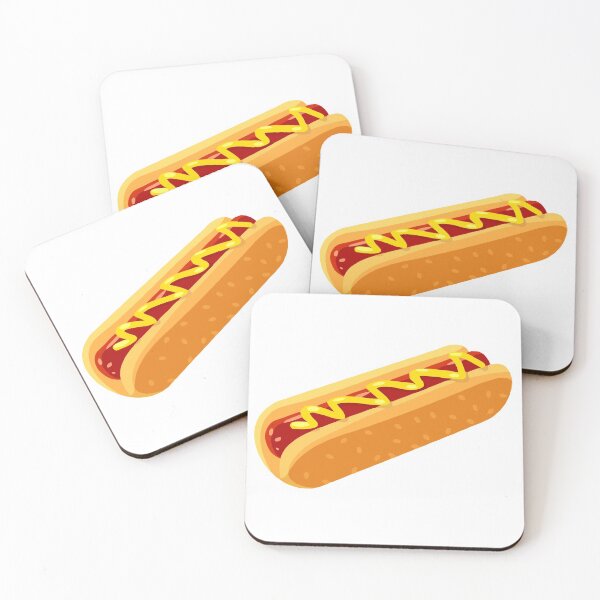 Item preview, Hot Dog with Mustard designed and sold by rhodeyart.