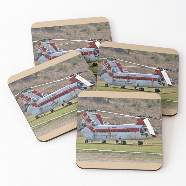 Item preview, Fire fighting Chinook resting between sortes designed and sold by JulietWhiskey.