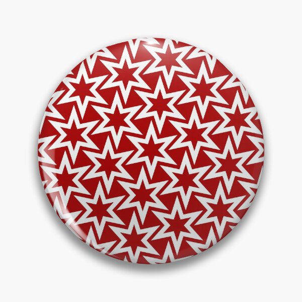 Item preview, Small Red Geometric Star Pattern designed and sold by TMBTM.
